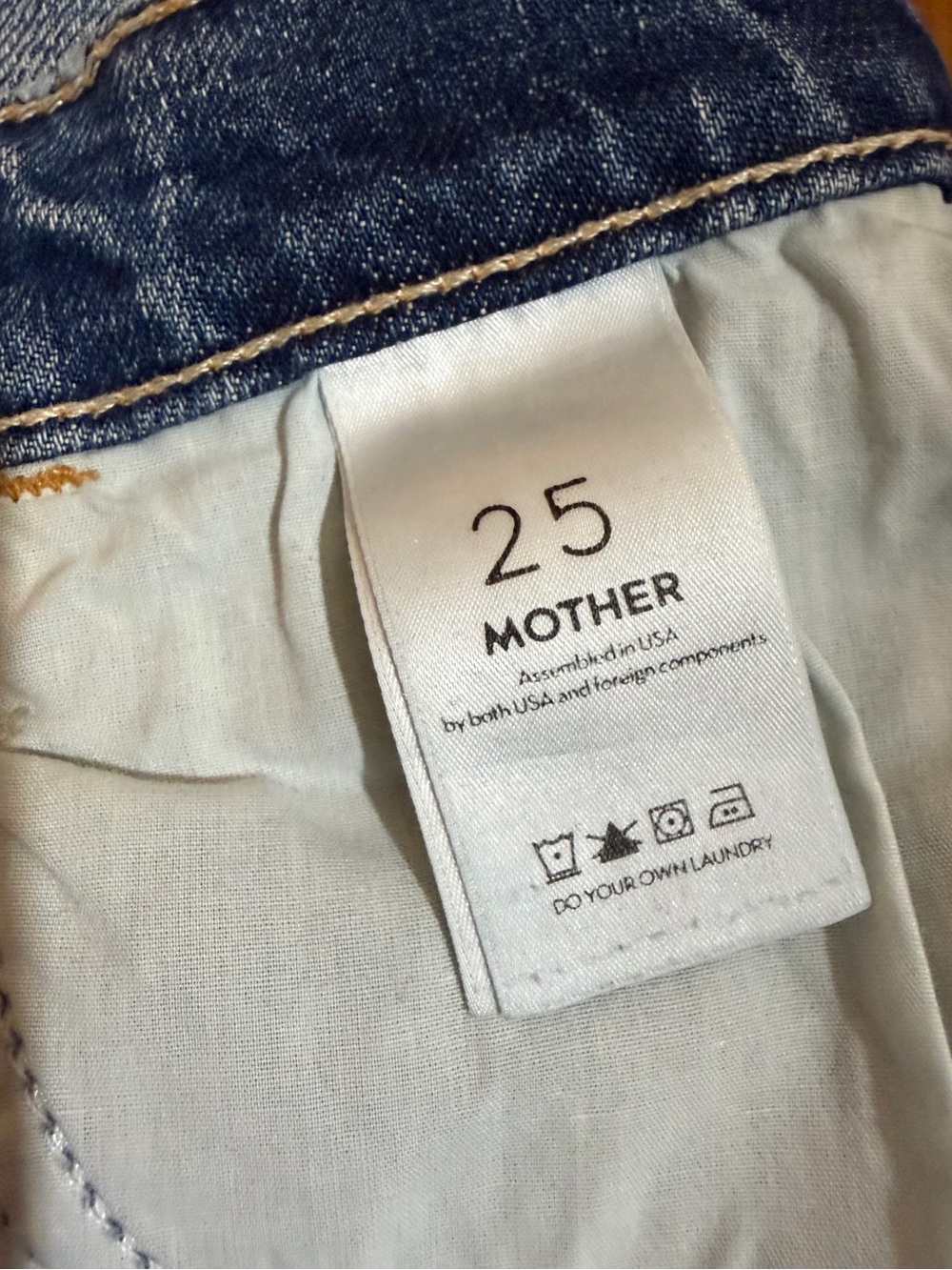 MOTHER SUPERIOR The Hustler Ankle Fray Jeans Size 25 - Picture 10 of 16